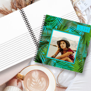 Personalized Notebook Sketch Pad Palm Fronds