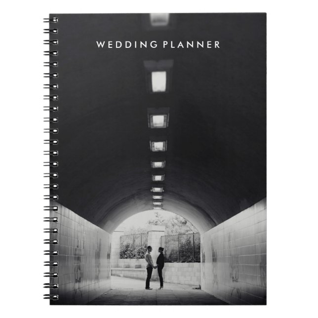 Personalized Notebook Wedding Planner Custom Photo (Front)