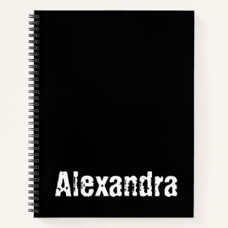 Personalized Notebook with Alexandra