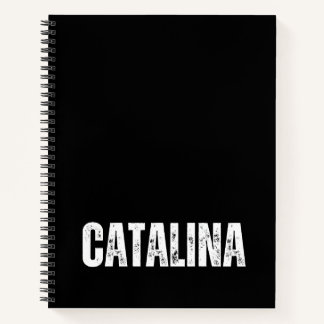 Personalized Notebook with Catalina