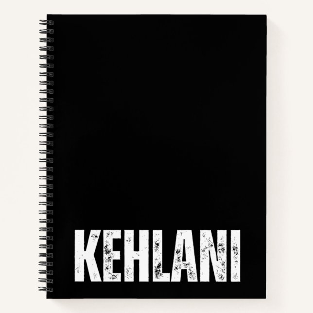Personalized Notebook with Kehlani (Front)