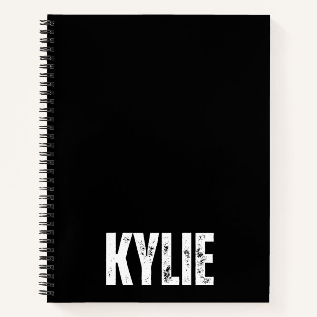 Personalized Notebook with Kylie (Front)