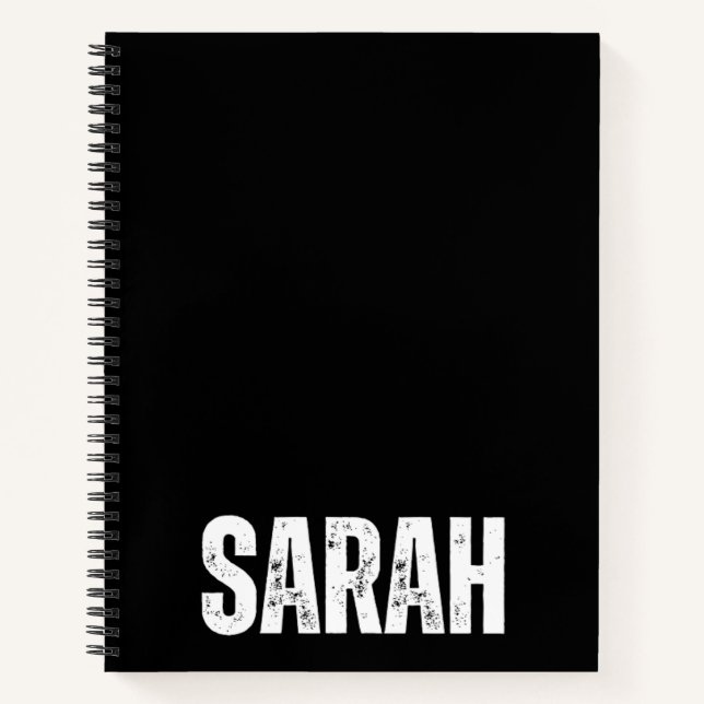 Personalized Notebook with Sarah (Front)