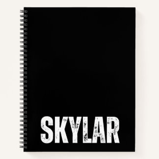Personalized Notebook with Skylar