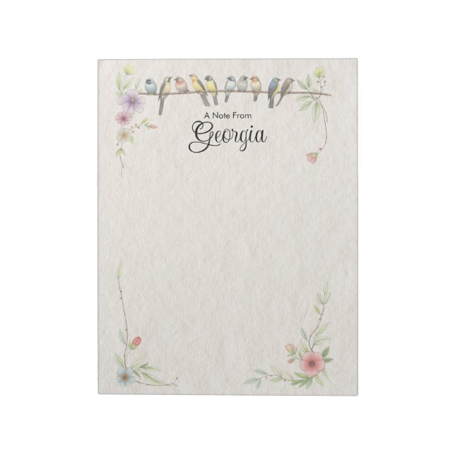 Personalized Notepad (Rotated)