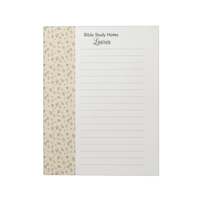 Personalized Notepad (Rotated)