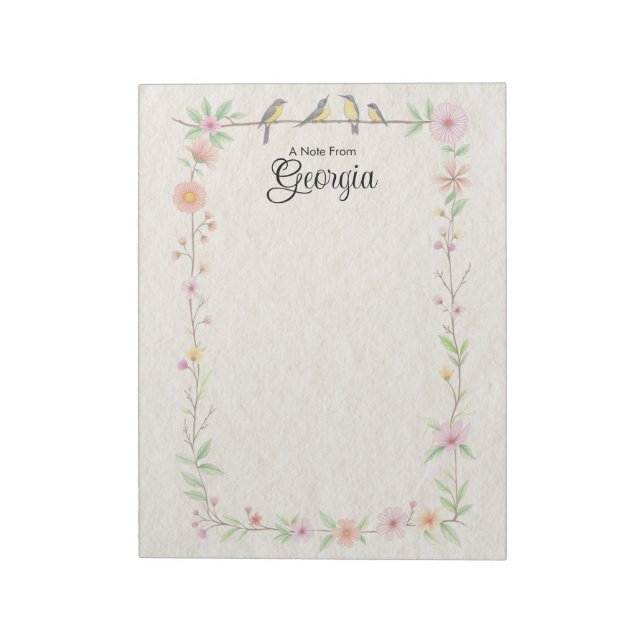 Personalized Notepad (Rotated)