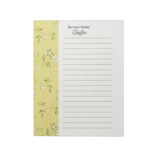 Personalized Notepad (Rotated)