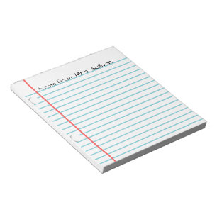 Personalized  notepad