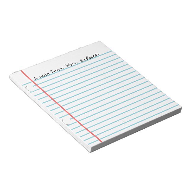 Personalized  notepad (Angled)
