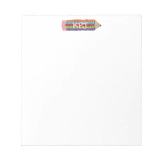 Personalized notepad with monogram