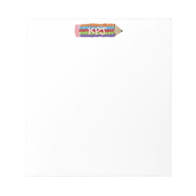 Personalized notepad with monogram (Front)