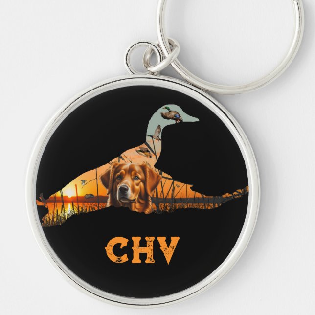 Personalized Nova Scotia Duck Toller Key Chain (Front)