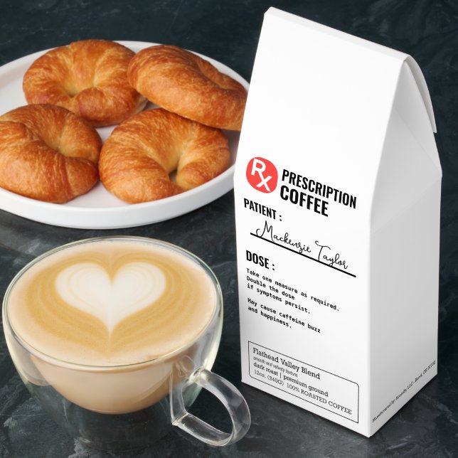 Personalized Novelty Prescription Drink Roasted Coffee (Breakfast)