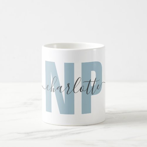 Personalized NP Nurse Practitioner Graduation Chic Coffee Mug