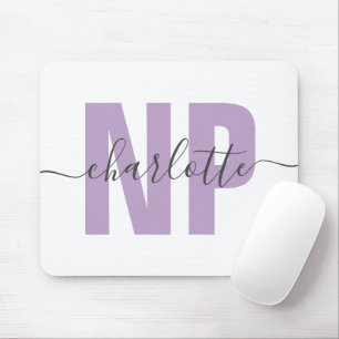 Personalized NP Nurse Practitioner Graduation Chic Mouse Pad