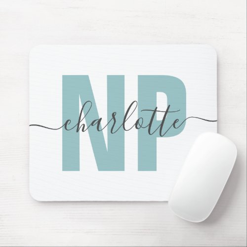 Personalized NP Nurse Practitioner Graduation Chic Mouse Pad