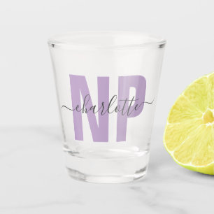 Personalized NP Nurse Practitioner Graduation Chic Shot Glass