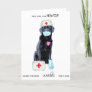 Personalized Nurse Appreciation Cute Dog Nursing Thank You Card