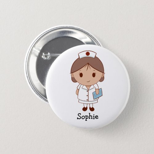 Personalized Nurse Button