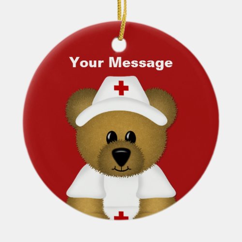 Personalized Nurse Christmas Ornament