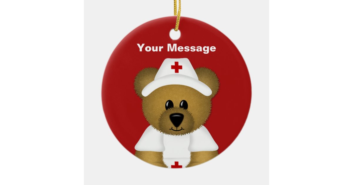 Personalized Nurse Christmas Ornament Zazzle