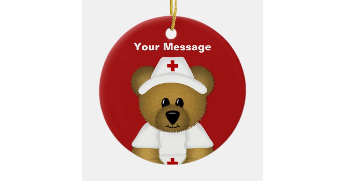 Personalized Nurse Christmas Ornament Zazzle 6084