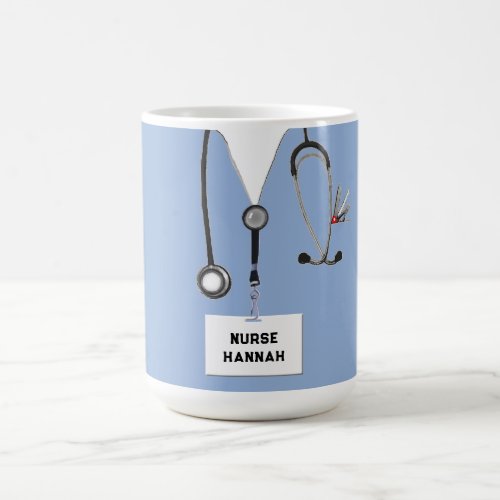 Personalized nurse collectible coffee mug