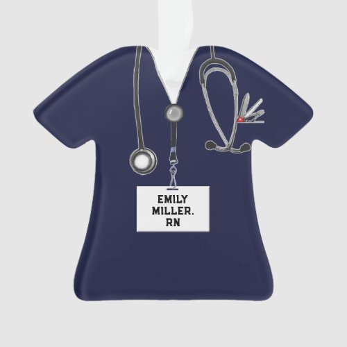 Personalized Nurse Collectible Ornament