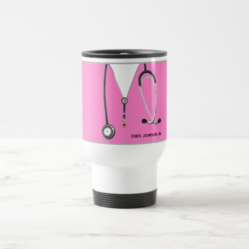 Personalized Nurse Collectible Travel Mug
