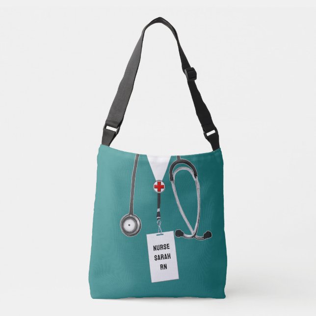 Personalized Nurse Crossbody Bag (Front)