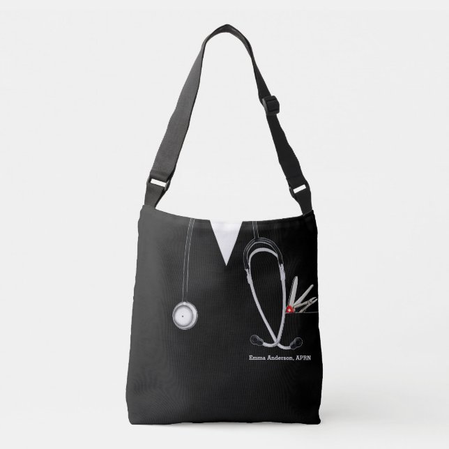 Personalized Nurse Crossbody Bag (Front)