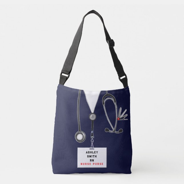 Personalized Nurse Crossbody Bag (Front)