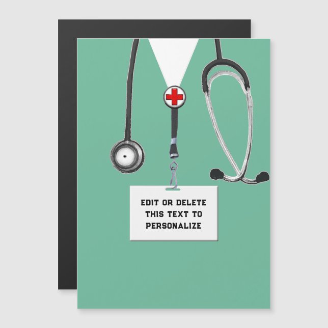 Personalized Nurse Gift Card (Front/Back)