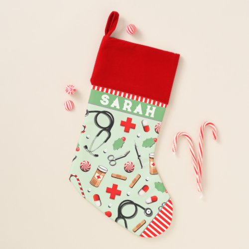 Personalized Nurse Gift Christmas Stocking