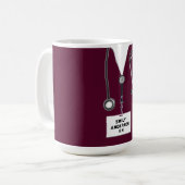 Personalized Nurse Gift Coffee Mug (Front Left)