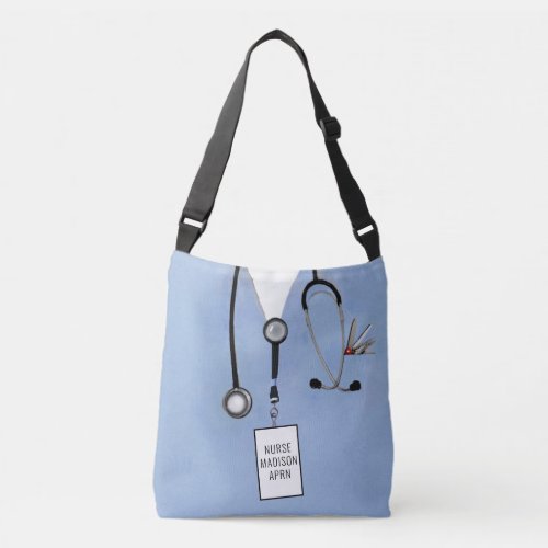 personalized nurse gift crossbody bag