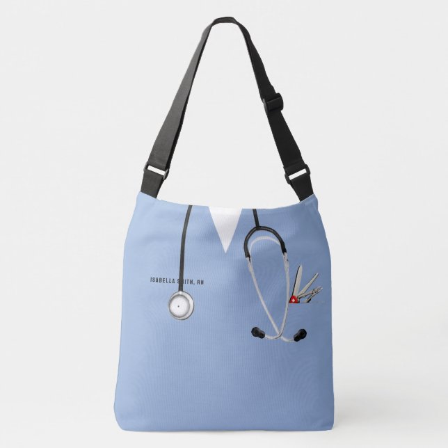 Personalized Nurse Gift Crossbody Bag (Front)