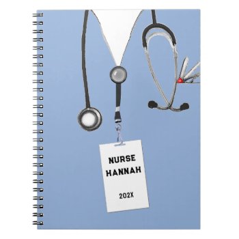 Personalized Nurse Gift Ideas Notebook by ebbies at Zazzle