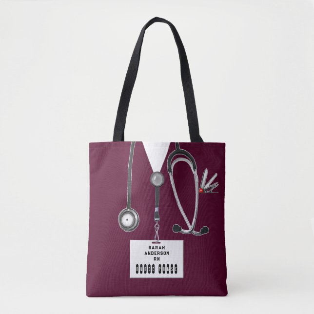 Personalized Nurse Gift Ideas Tote Bag (Front)