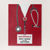 Personalized Nurse Gift Jigsaw Puzzle