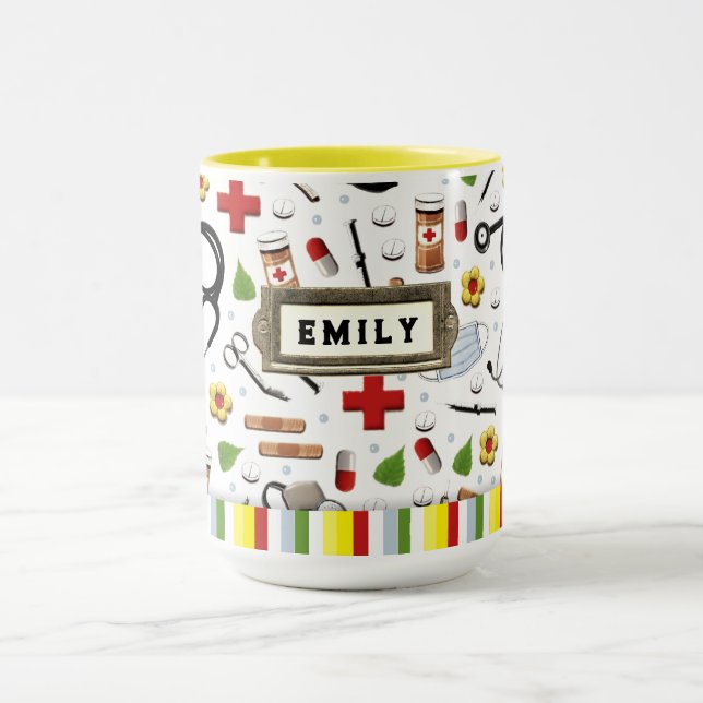 Personalized Nurse Gift Mug (Center)