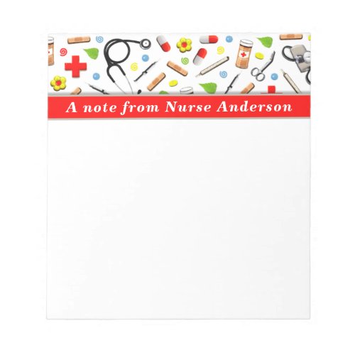 Personalized Nurse Gift Notepad