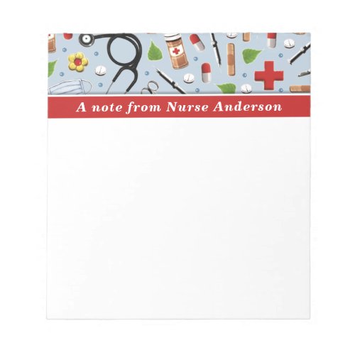 Personalized Nurse Gift Notepad