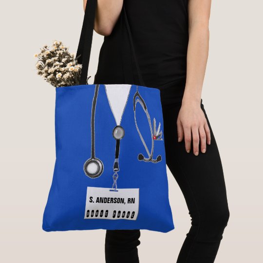 personalized nurse gift tote bag | Zazzle.com
