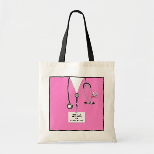 Personalized Nurse Gift Tote Bag