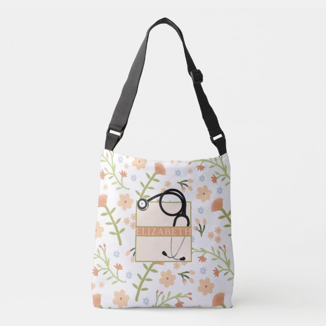 Personalized Nurse Gifts Crossbody Bag (Front)
