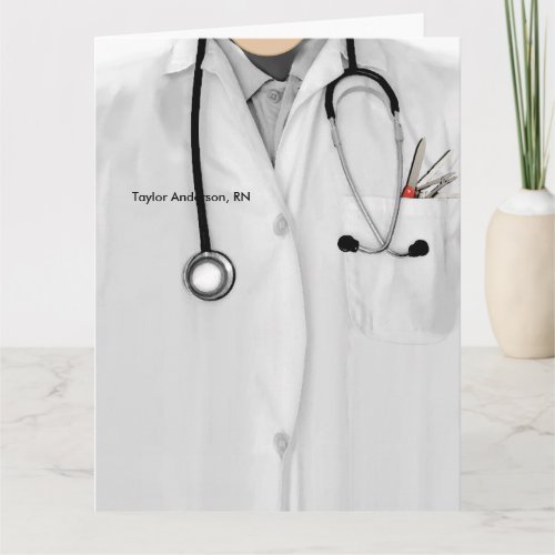 Personalized Nurse Graduation Card