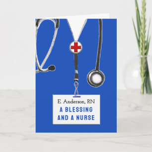 Personalized Nurse Graduation Card