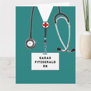 Personalized Nurse Graduation Card
